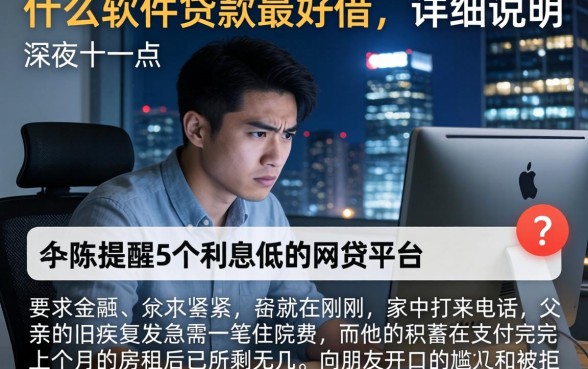 什么软件贷款最好借，详尽说明5个利息低的网贷平台