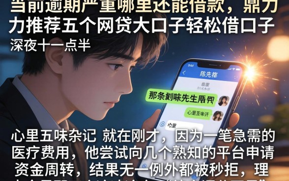 当前逾期严重哪里还能借款,鼎力推荐五个网贷大口子轻松借口子