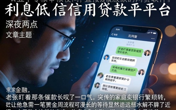 利息低的信用贷款平台,详细阐述五个不审核夜间直接放款的网贷软件