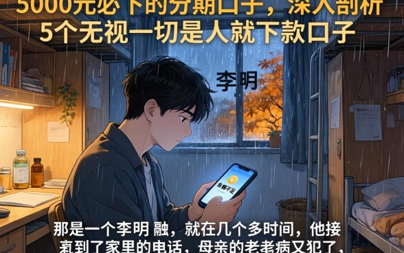 5000元必下的分期口子，深入剖析5个无视一切是人就下款口子