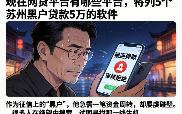 现在网贷平台有哪些平台，胪列5个苏州黑户贷款5万的软件