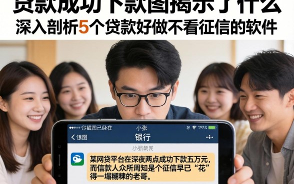 贷款成功下款图揭示了什么，深入剖析5个贷款好做不看征信的软件
