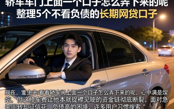 轿车车门上面一个口子怎么弄下来的呢，整理5个不看负债的长期网贷口子