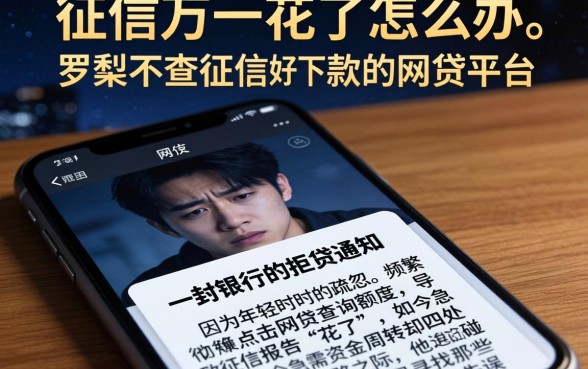 征信万一花了怎么办，罗列五个不查征信好下款的网贷平台