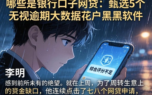哪些是银行口子的网贷，甄选5个无视逾期大数据花户黑户软件