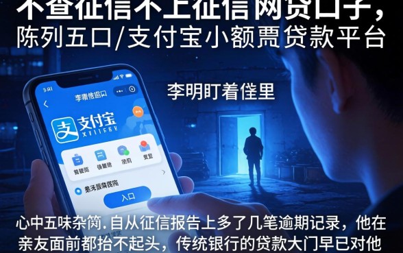 不查征信不上征信的网贷口子，陈列五个手机支付宝小额贷款的平台