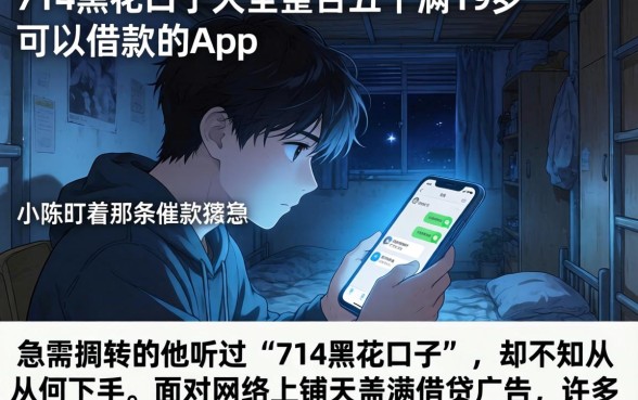 714黑花口子大全，整合五个满19岁可以借款的app