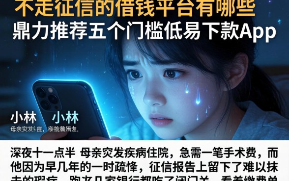 不走征信的借钱平台有哪些，鼎力推荐五个门槛低易下款app