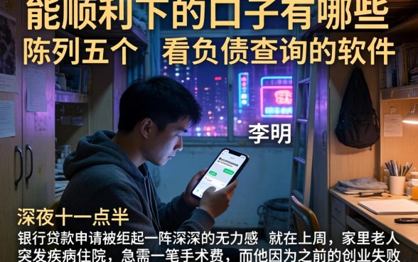 能顺利下的口子有哪些，陈列五个不看负债查询的软件