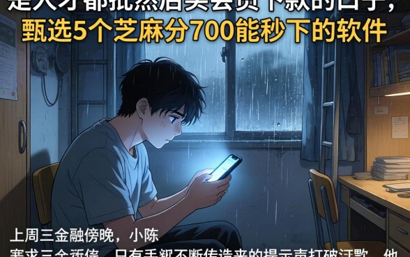 是人都批然后买会员下款的口子,甄选5个芝麻分700能秒下的软件