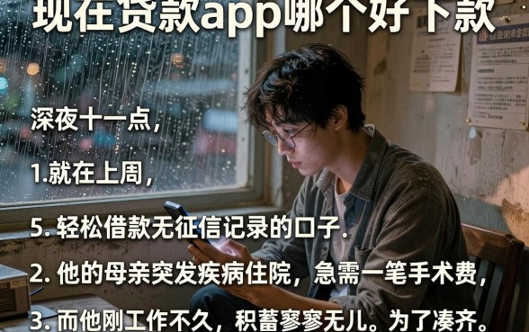 现在贷款app哪个好下款，详尽说明五个轻松借款无征信记录的口子
