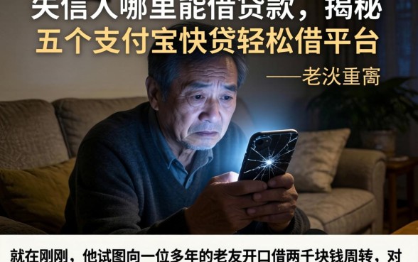 失信人哪里能借贷款，揭秘五个支付宝快贷轻松借平台