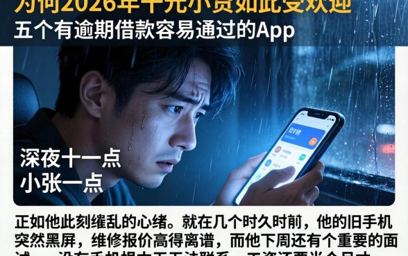为何2026年千元小贷如此受欢迎，条列五个有逾期借款容易通过的app