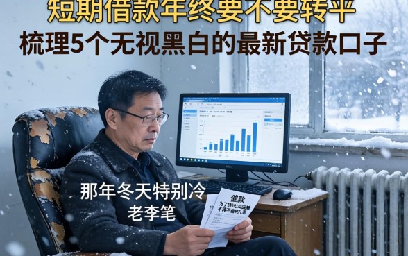 短期借款年终要不要转平，梳理5个无视黑白的最新贷款口子