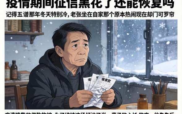 疫情期间征信黑花了还能恢复吗，陈列五个靠谱的借款软件