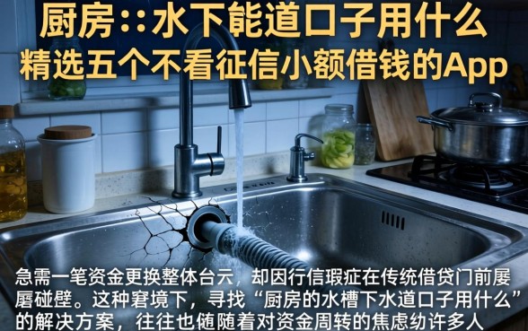 厨房的水槽下水道口子用什么,精选五个不看征信小额借钱的app