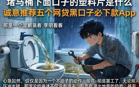 堵马桶下面口子的塑料片是什么，诚意推荐五个网贷黑口子必下款app