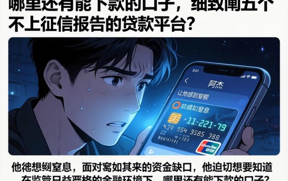 哪里还有能下款的口子，细致阐述五个不上征信报告的贷款平台