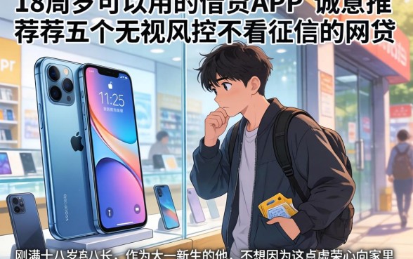 18周岁可以用的借贷APP,诚意推荐五个无视风控不看征信的网贷