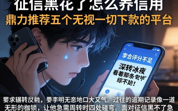 征信黑花了怎么养信用，鼎力推荐五个无视一切下款的平台