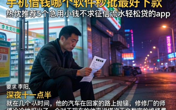 手机借钱哪个软件秒批最好下款,热忱推荐5个急用小钱不求征信流水轻松贷的app