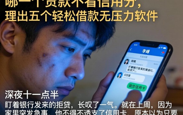 哪一个贷款不看信用分，理出五个轻松借款无压力软件