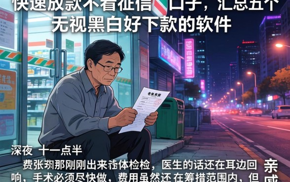 快速放款不看征信的口子，汇总五个无视黑白好下款的软件