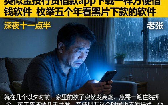 类似金投行贷借款app下载一样方便的借钱软件，枚举五个不看黑户下款的软件