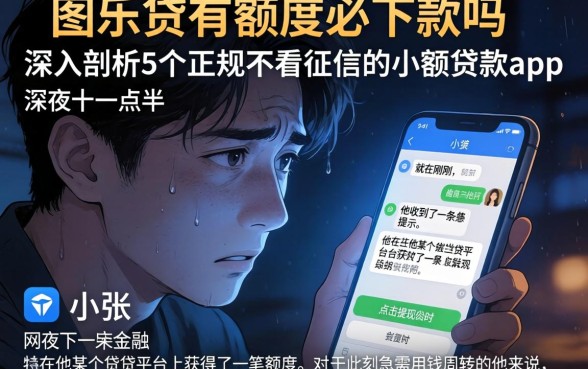 图乐贷有额度必下款吗,深入剖析5个正规不看征信的小额贷款app