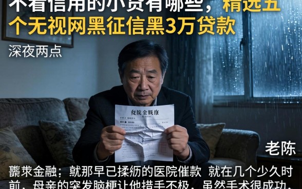 不看信用的小贷有哪些,精选五个无视网黑征信黑3万贷款