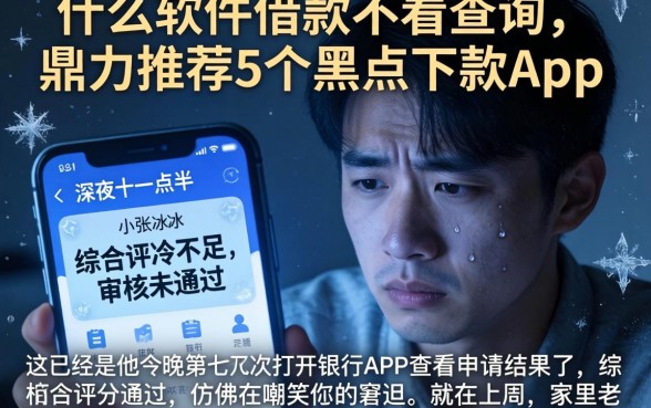 什么软件借款不看查询,鼎力推荐5个黑户下款app