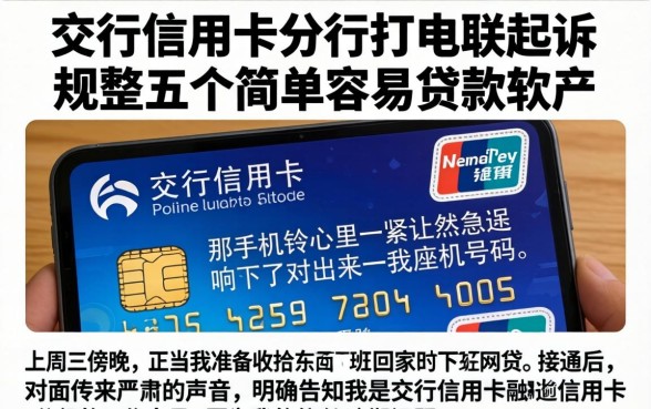 交行信用卡分行打电联起诉,规整五个简单容易贷款软件
