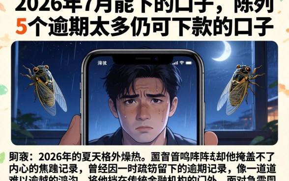 2026年7月能下的口子，陈列5个逾期太多仍可下款的口子