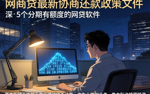 网商贷最新协商还款政策文件，详尽说明5个分期有额度的网贷软件