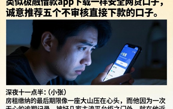 类似极融借款app下载一样安全的网贷口子，诚意推荐五个不审核直接下款的口子