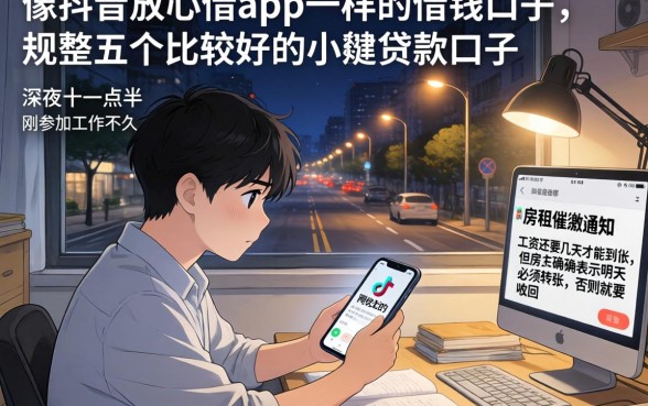 像抖音放心借app一样的借钱口子,规整五个比较好的小额贷款口子