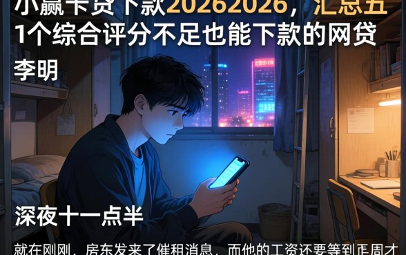小赢卡贷下款20262026，汇总五个综合评分不足也能下款的网贷