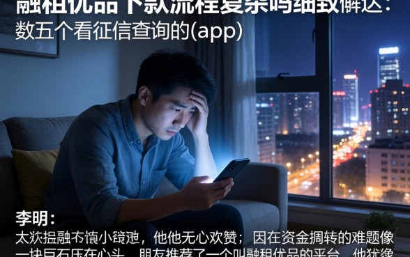 融租优品下款流程复杂吗，细致阐述五个不看征信查询的app