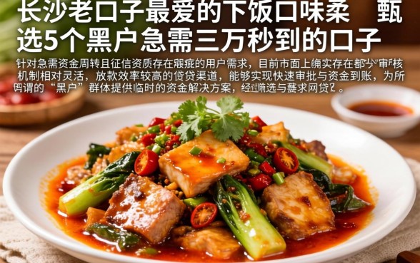 长沙老口子最爱的下饭口味菜，甄选5个黑户急需三万秒到的的口子