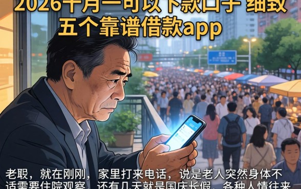 2026十月一可以下款的口子,细致阐述五个靠谱的借款app