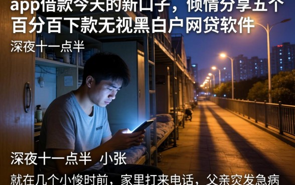 app借款今天的新口子，倾情分享五个百分百下款无视黑白户网贷软件