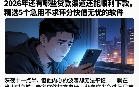 2026年还有哪些贷款渠道还能顺利下款，精选5个急用不求评分快借无忧的软件