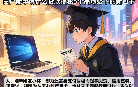 白户能申请什么贷款，揭秘5个高炮必下的新口子