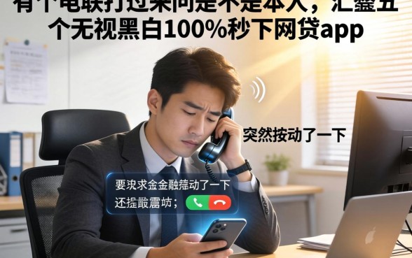 有个电联打过来问是不是本人，汇整五个无视黑白100%秒下网贷app