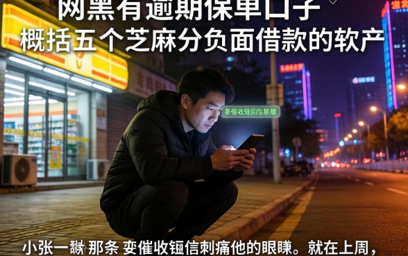网黑有逾期保单口子，概括五个芝麻分负面借款的软件