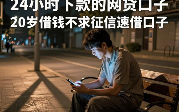 24小时下款的网贷口子,枚举5个20岁借钱不求征信速借口子