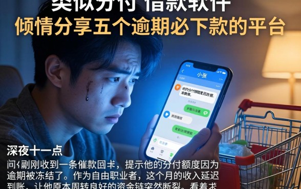 类似分付的借款软件,倾情分享五个逾期必下款的平台