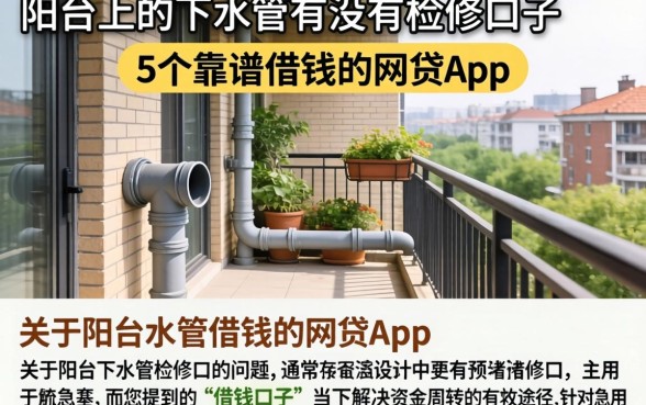 阳台上的下水管有没有检修口子的，详细阐述5个靠谱借钱的网贷app