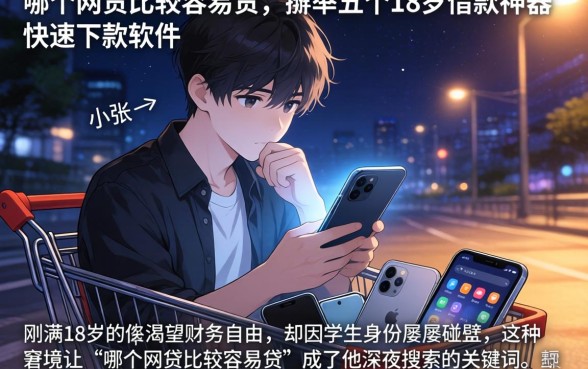 哪个网贷比较容易贷,枚举五个18岁借款神器快速下款软件