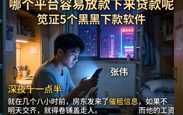 哪个平台容易放款下来贷款呢，规整5个黑户下款软件